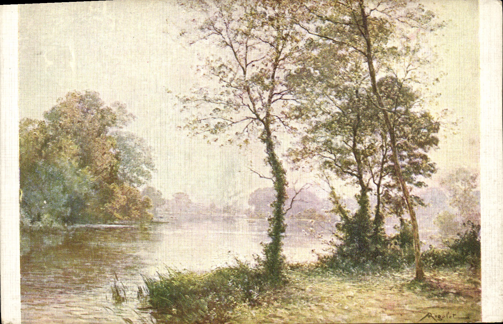 CPA Rigolot Septembre Bords de l'Eure