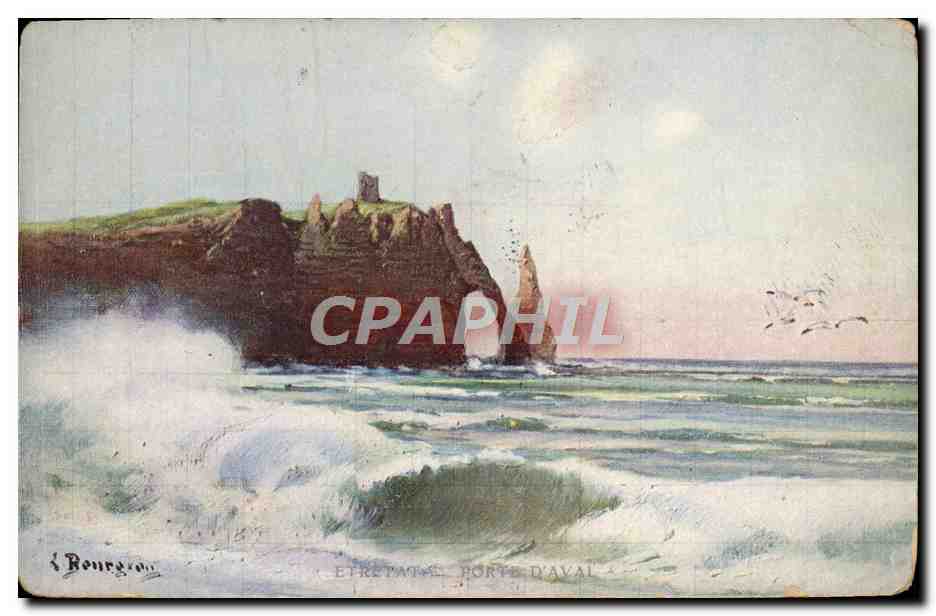 CPA Etretat Porte d'Aval