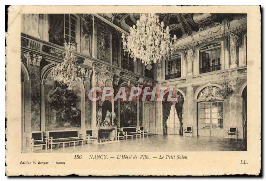 CPA Nancy L'Hotel de Ville Le Petit Salon