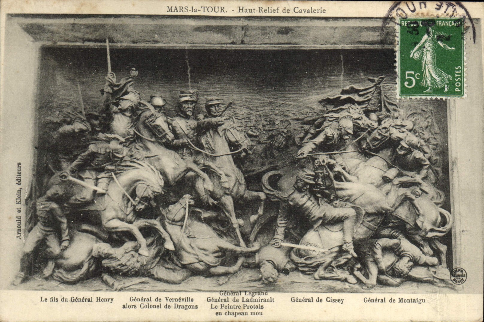 Mars-la-Tour - Haut-Relief de Cavalerie — Armond et Klein, éditeurs