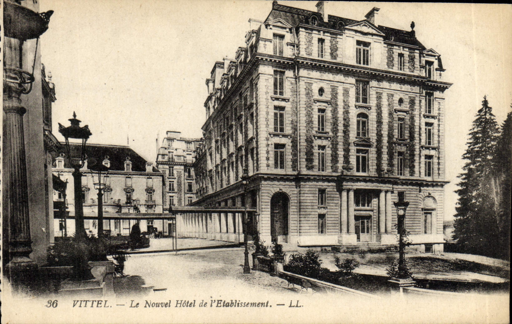 CPA Vittel Le Nouvel Hotel de l'etablissement 