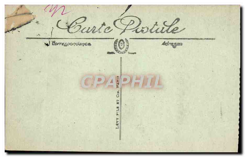 CPA Vittel Le Nouvel Hotel de l'etablissement  — Verso