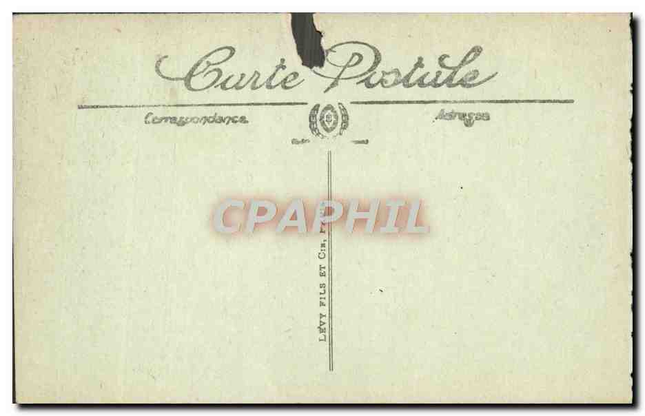 CPA Vittel Avenue de la Gare et Hotel Terminus  — Verso