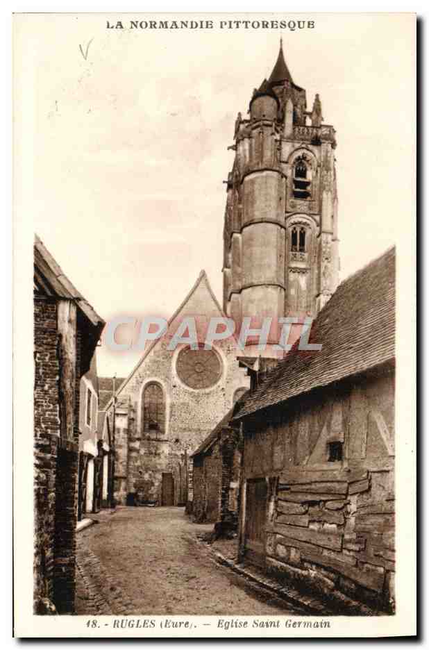 Rugles (Eure) — Église Saint Germain — Édition Broumée (Burel)