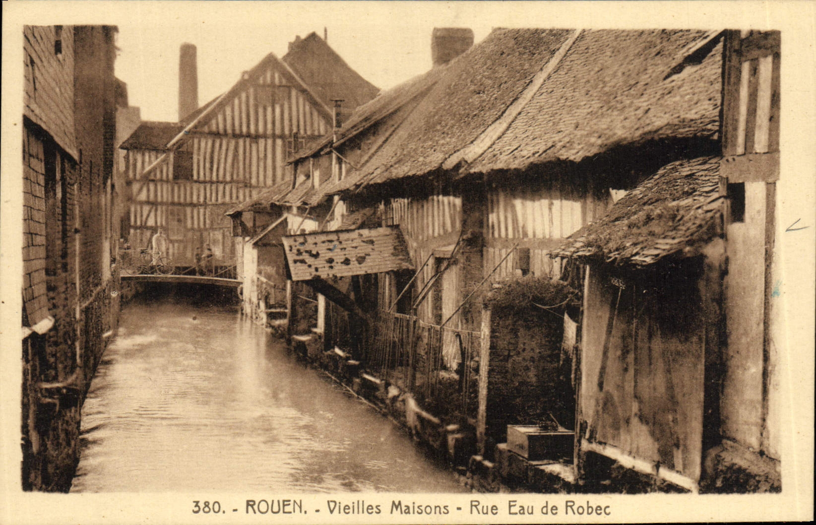 CPA Rouen Vieilles Maisons Rue Ean de Robec