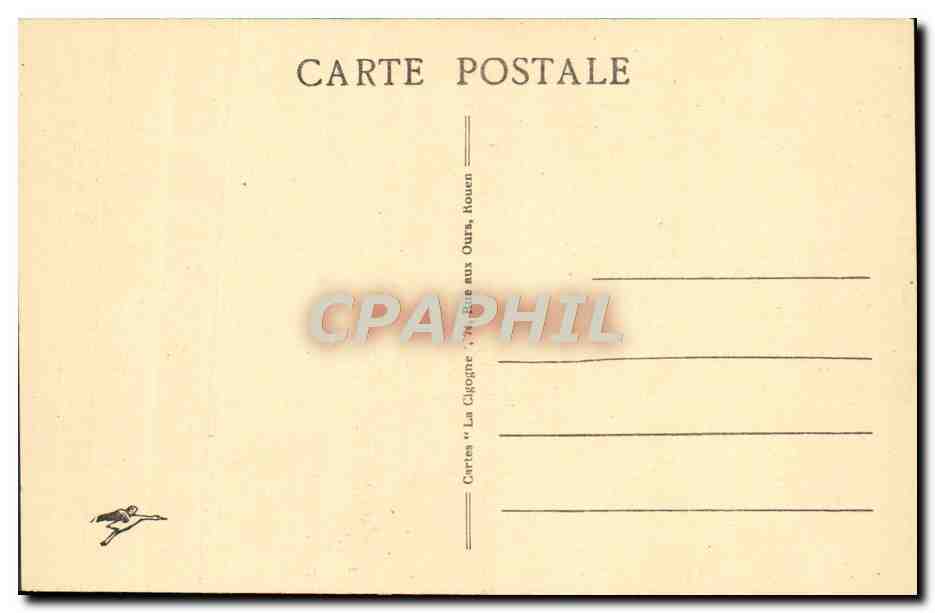 CPA Rouen Vieilles Maisons Rue Ean de Robec — Verso