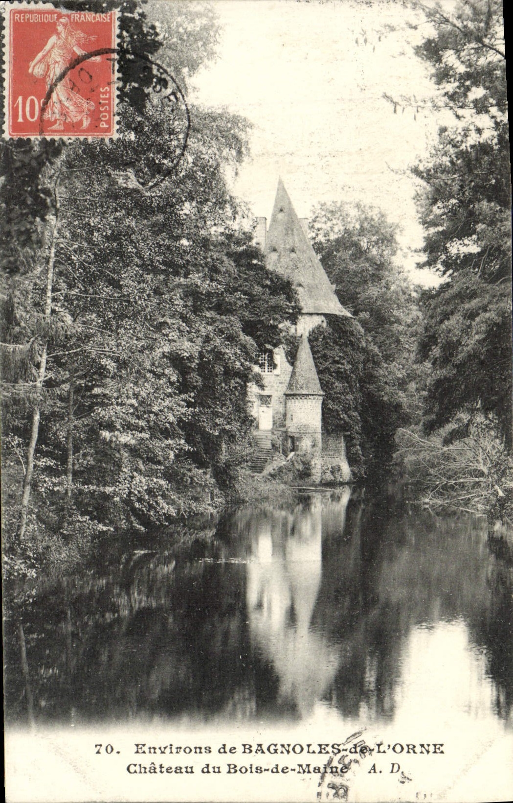 Environs de BAGNOLES-de-L'ORNE — Château du Bois-de-Maine — A. D. (éditeur)