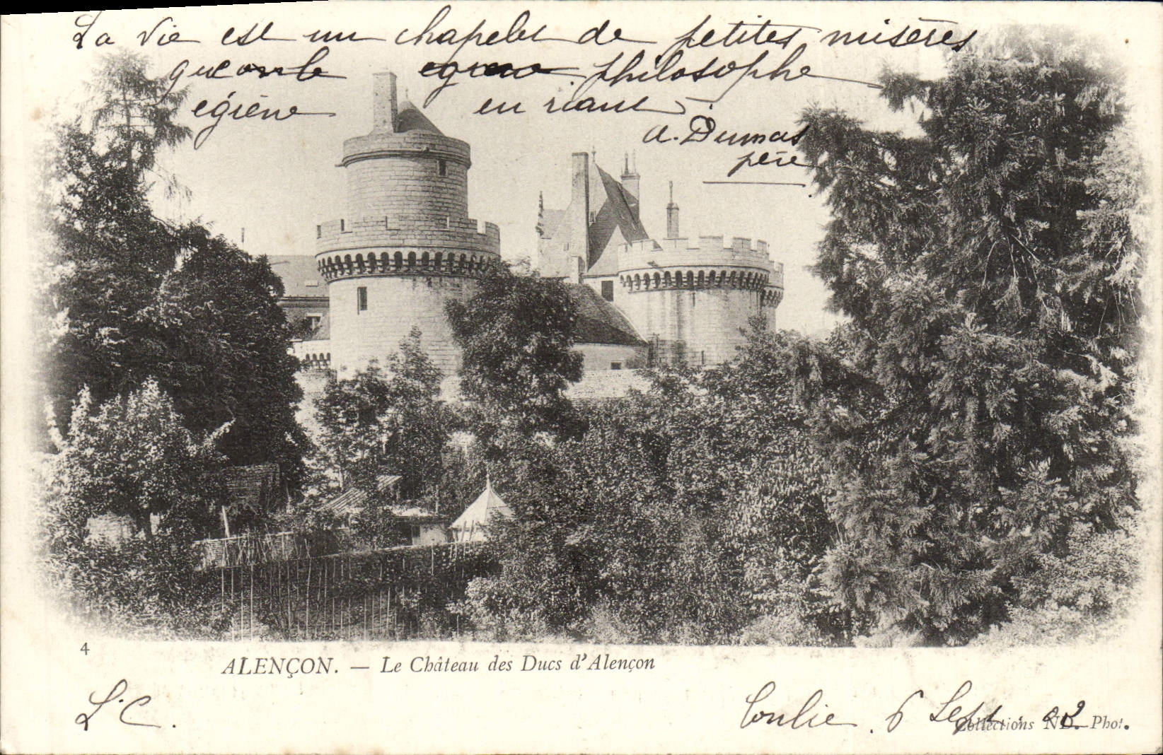 CPA Alencon Le Chateau des Ducs d'Alencon 