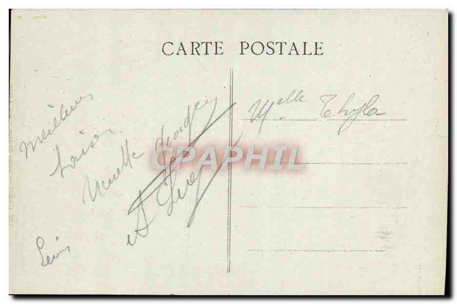 CPA Caen Eglise St Jean Les Tours Epicerie a la tour qui pecnhe  — Verso