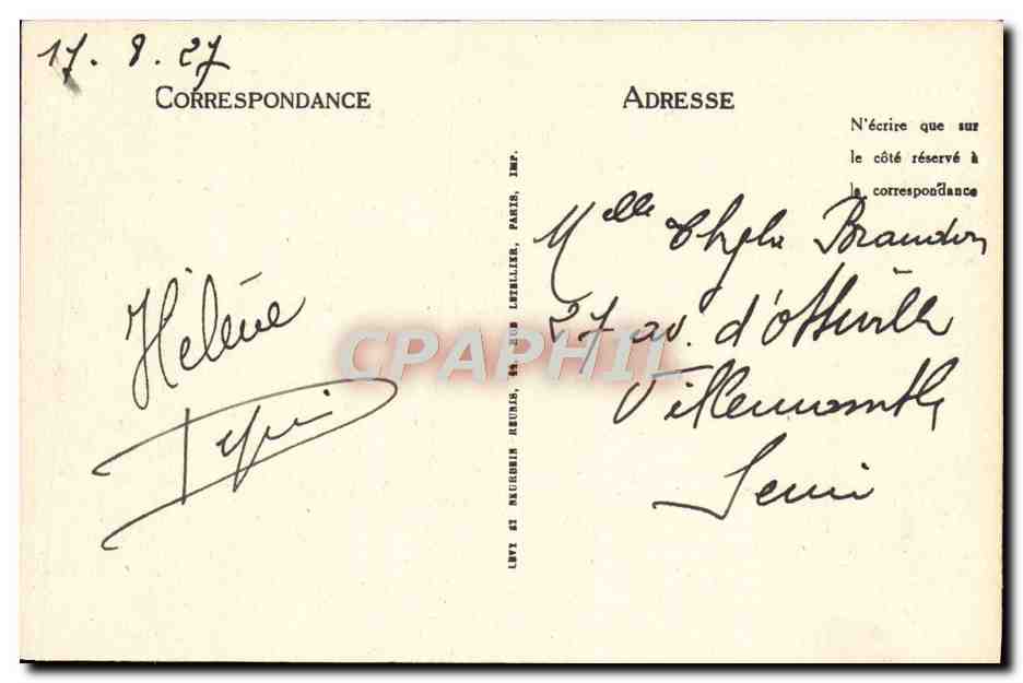 Lisieux — La Tour du XV° s., Rue Paul Banaston — I.L. — Reverso