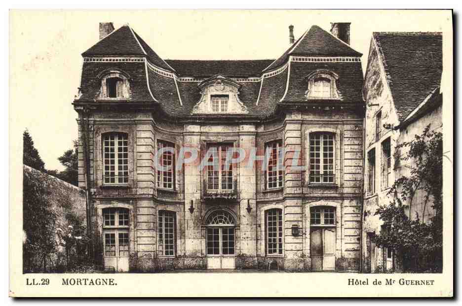 CPA Mortagne Hotel de Mr Guernet