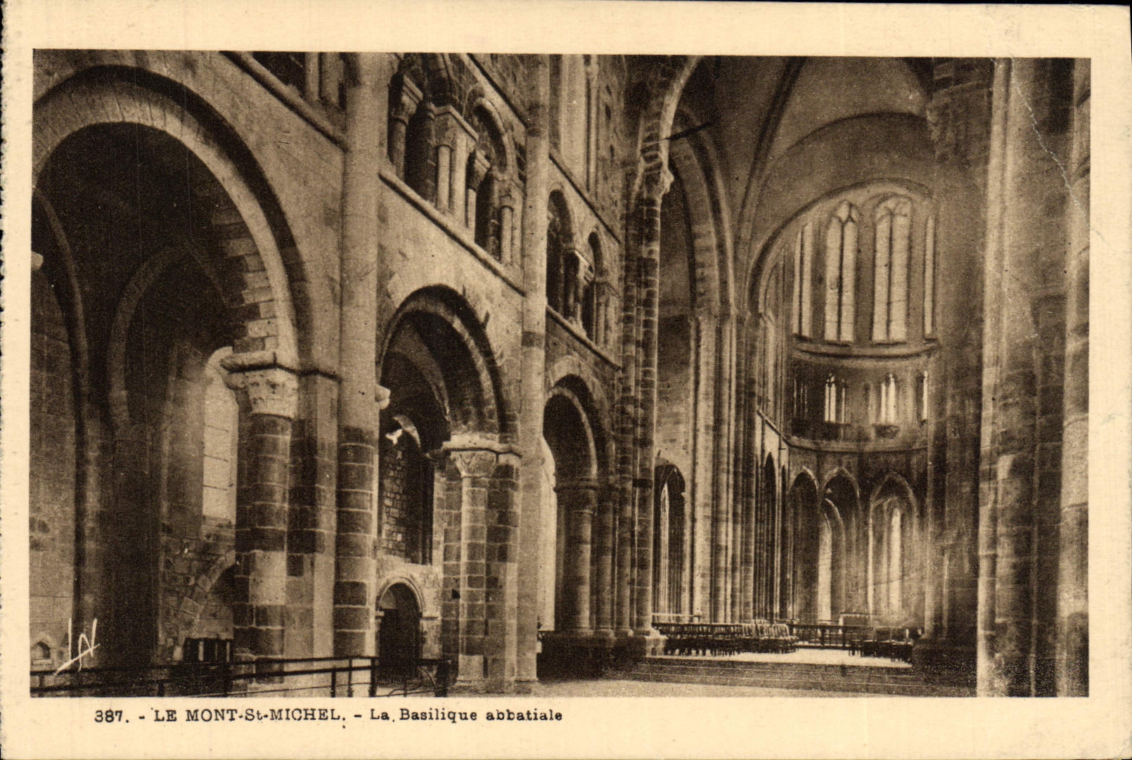 Mont Saint-Michel — Die Abteibasilika — Serie 387
