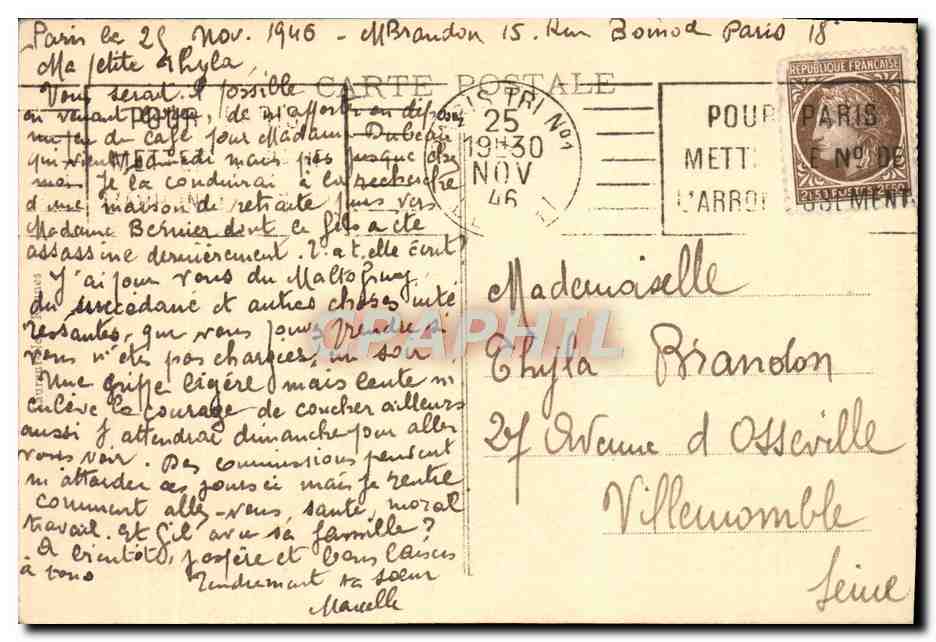 CPA Le Mont St Michel Cote Sud Peche Pecheurs — Verso