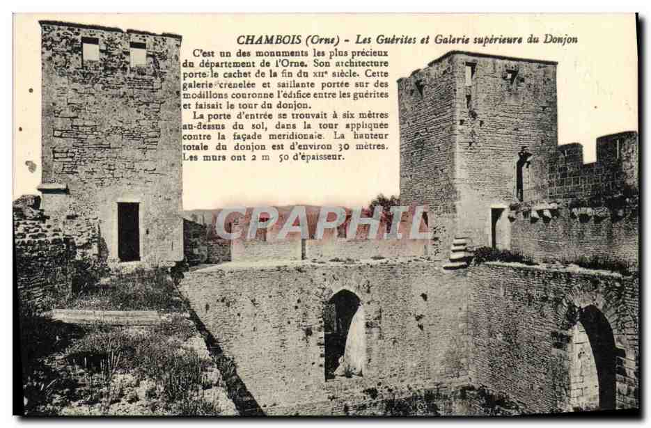 CPA Chambois Les Guerites et galerie superieure du donjon 