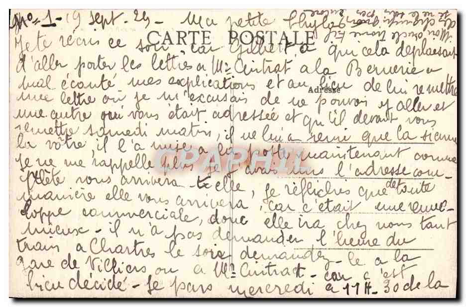 CPA Chambois Les Guerites et galerie superieure du donjon  — Rückseite