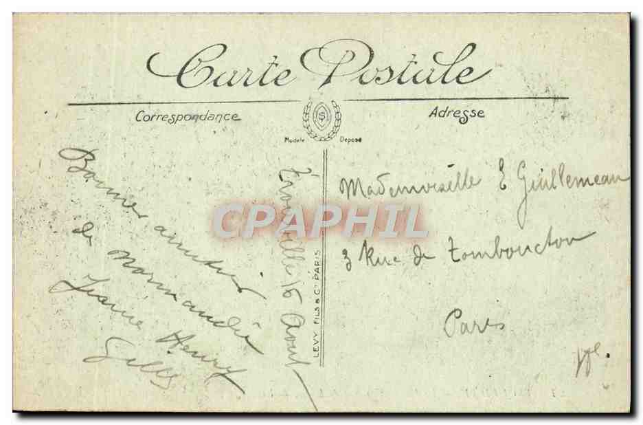 CPA Trouville La Plage et la rue de paris — Rückseite
