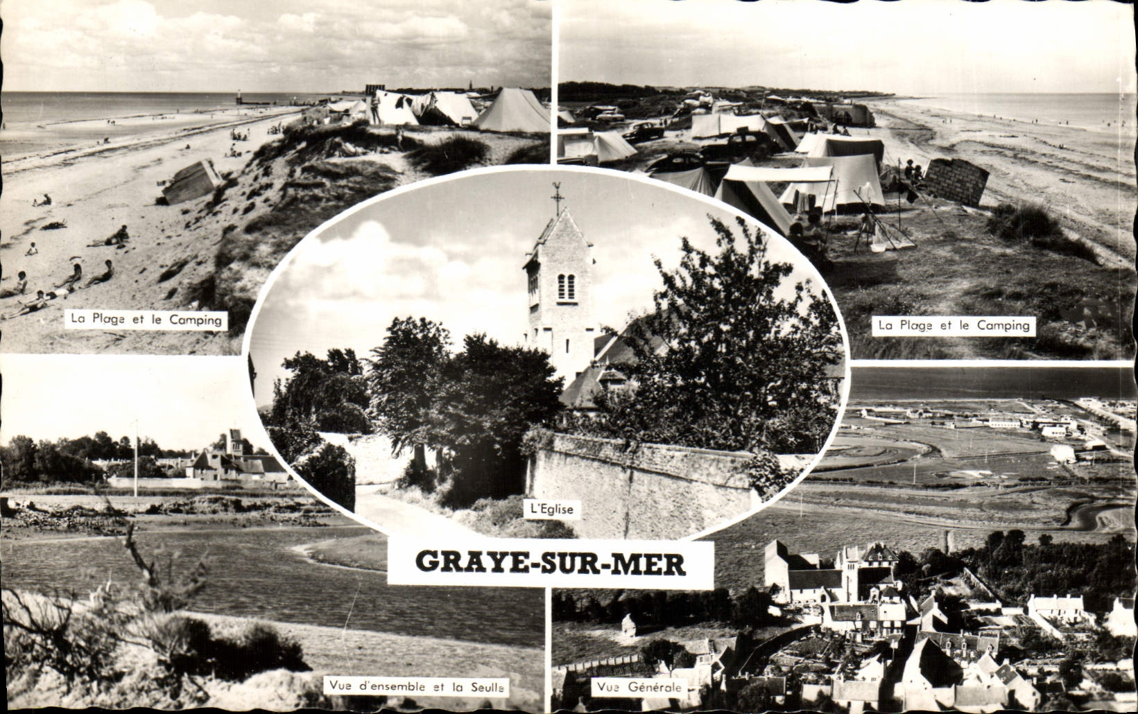 Graye-sur-Mer — Überblick und die Seulles — Verlag Artaud & Fils, Nantes