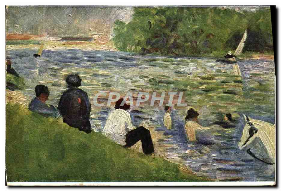 La baignade — Georges-Pierre Seurat (1859-1891) — Les Éditions Romis, Paris