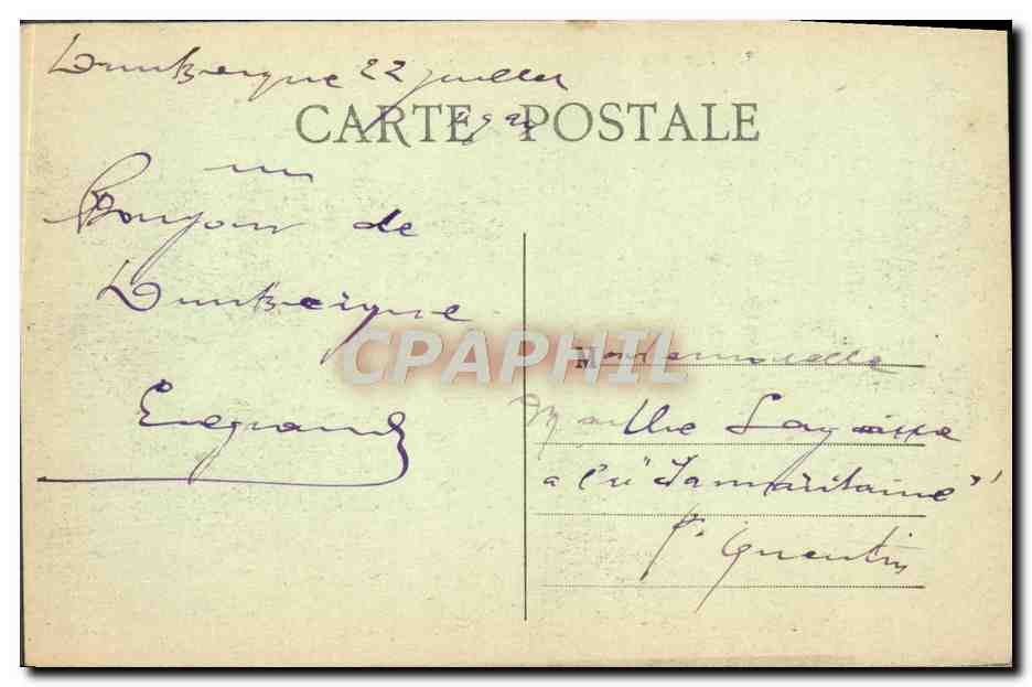 CPA Legendes de Saint Saulge Les Lapins Folklore  — Verso