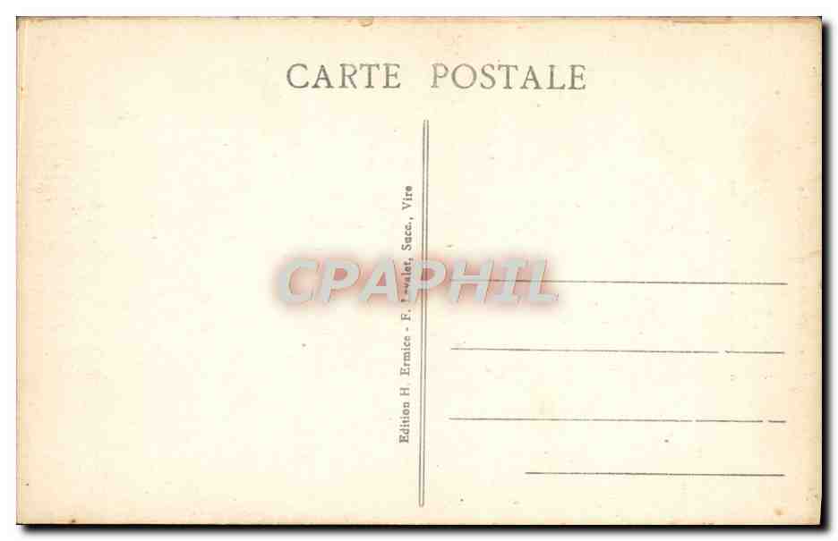 CPA Notre Normandie Les Fiances Folklore  — Verso