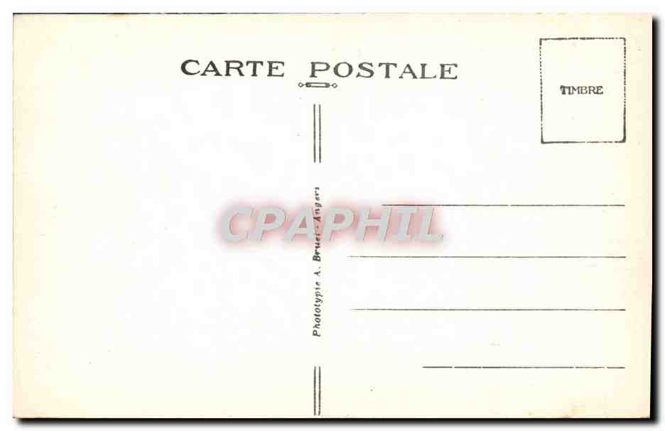 CPA Le Croisic Coup de mer sur les recifs de la Grane Cote  — Rückseite