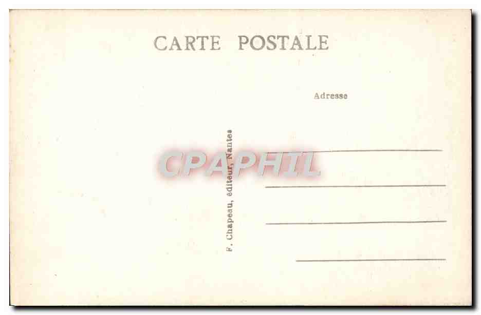 CPA Batz sur Mer Sur la Cote Le Pont du Diable  — Rückseite