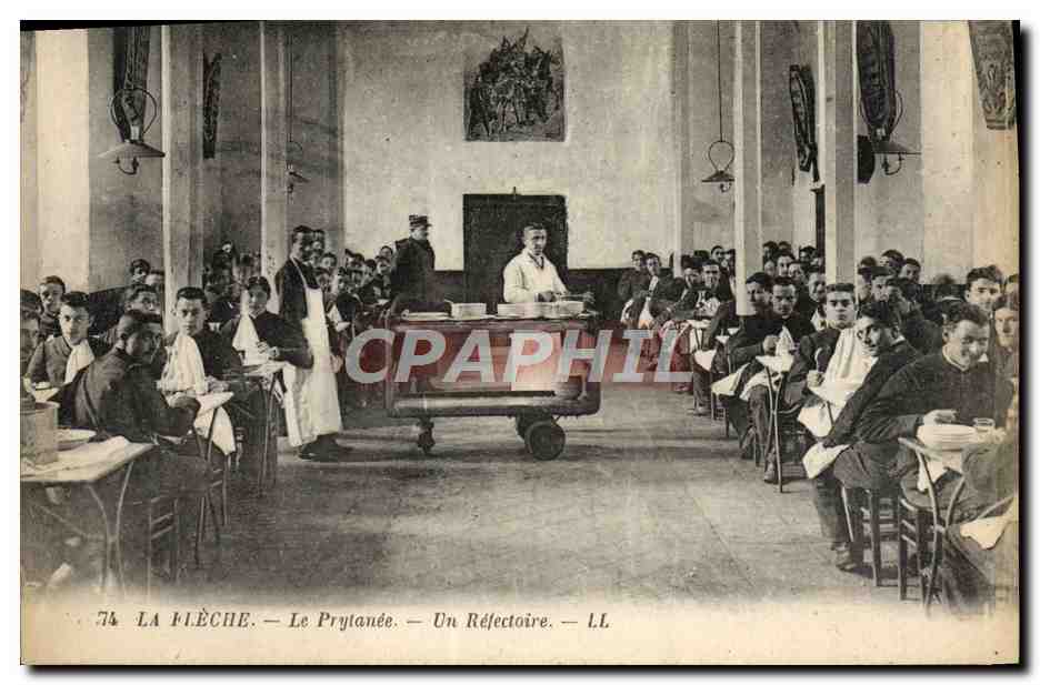La Pièche — Le Prytanée — Un Réfectoire — LL