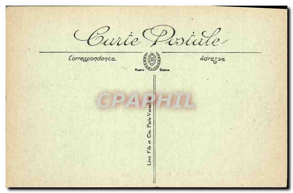 La Pièche — Le Prytanée — Un Réfectoire — LL — Verso