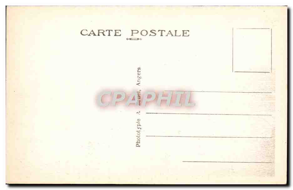 CPA Le Croisic Marais Saints vers Baiz — Rückseite