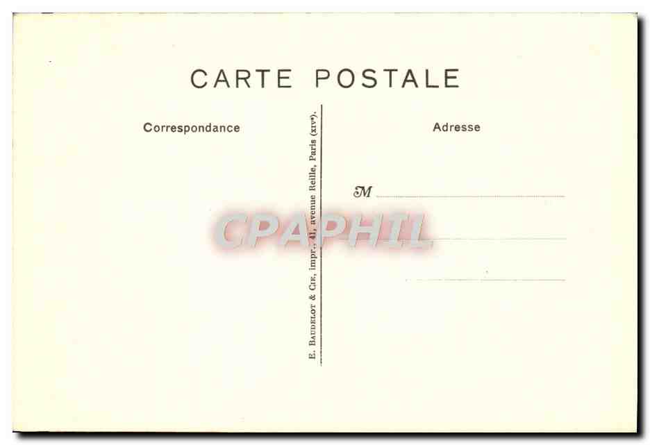 CPA Saint Riquier Christ en bois Sculpte  — Back