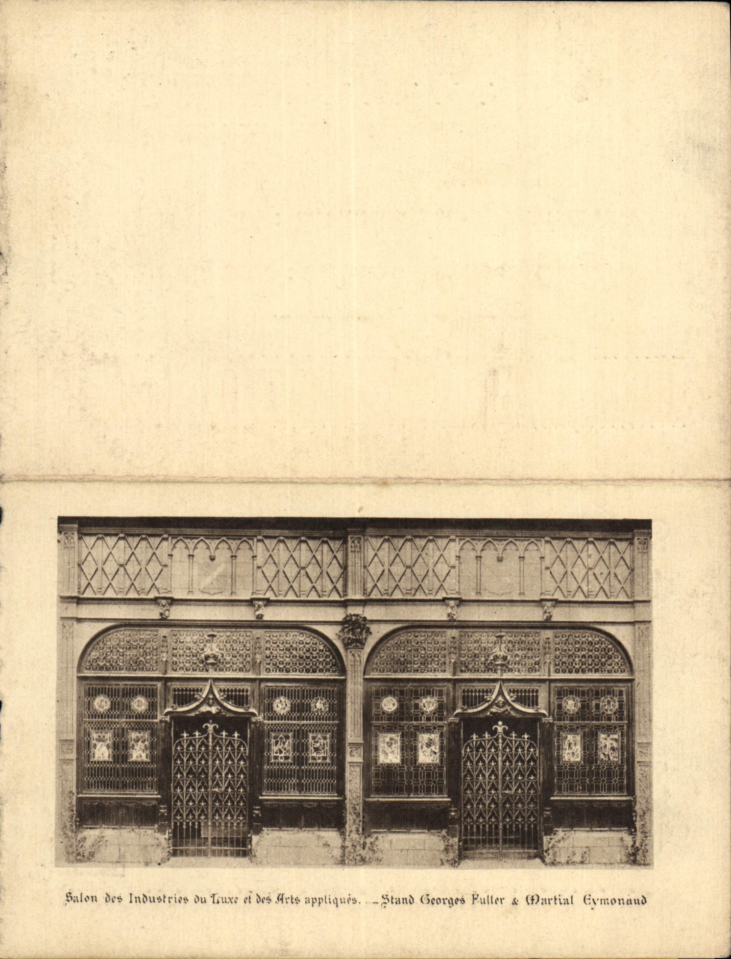 Salon des Industries du Luxe et des Arts appliqués — Stand Georges Fuller & Martial Gymoonaud