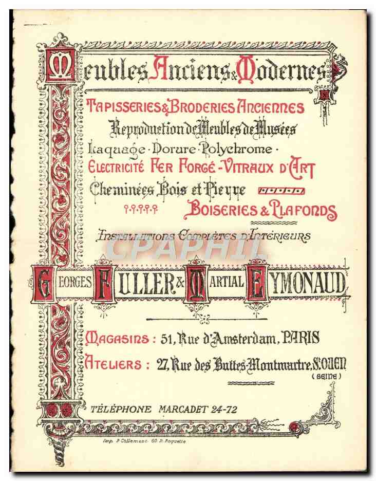 Salon des Industries du Luxe et des Arts appliqués — Stand Georges Fuller & Martial Gymoonaud — Reverso