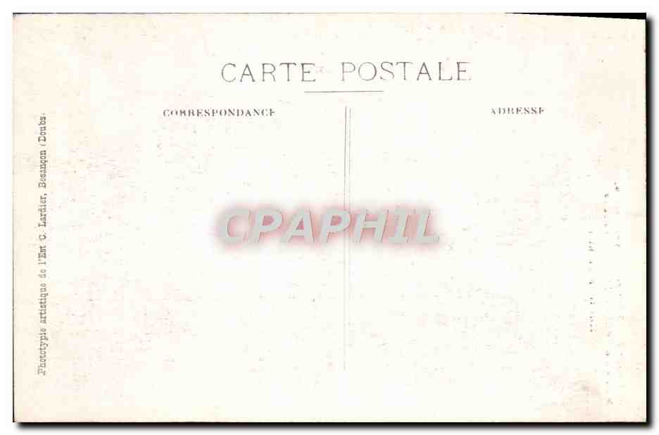 Frontière Franco-Suisse - Le Saout du Doubs en hiver - C.L.B. - 927 — Verso