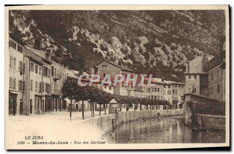 Morez-du-Jura — Rue des Jardins — CPAPHIL