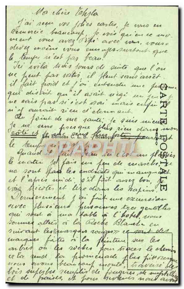 Les Rousses (Jura) — Le Lac — 30004 — Verso