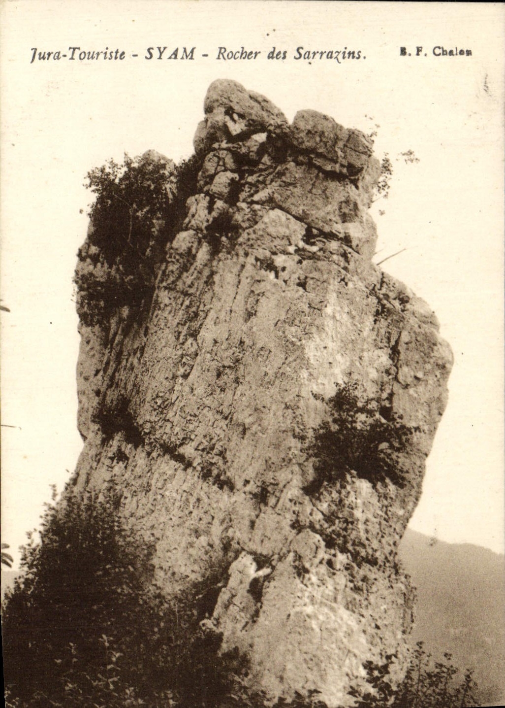 Rocher des Sarraxins — SYAM — B. F. Chalen