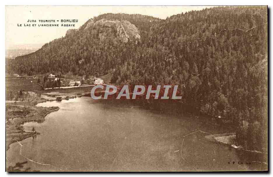 Jura Touriste - Bonlieu — Le Lac et l'Ancienne Abbaye — n. F. Gr. 104