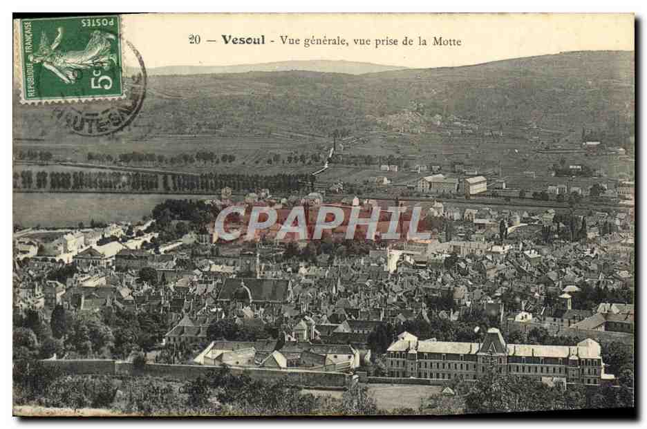 CPA Vesoul Vue Generale vue prise de la Motte
