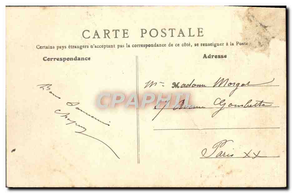 CPA Vesoul Vue Generale vue prise de la Motte — Rückseite