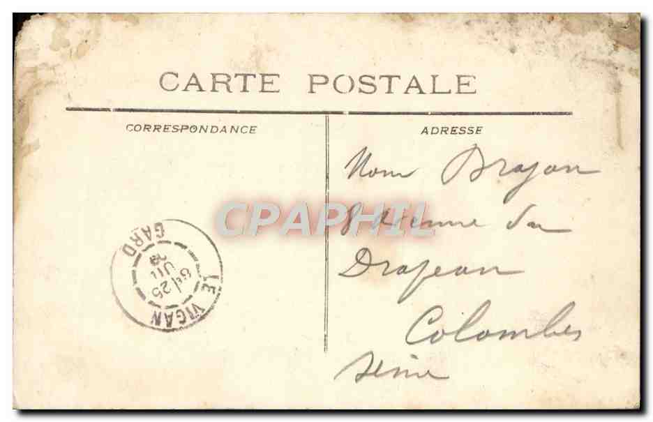 CPA Abimes de Bramariau But d'excursion sortie de la riviere souterraine et chute — Rückseite