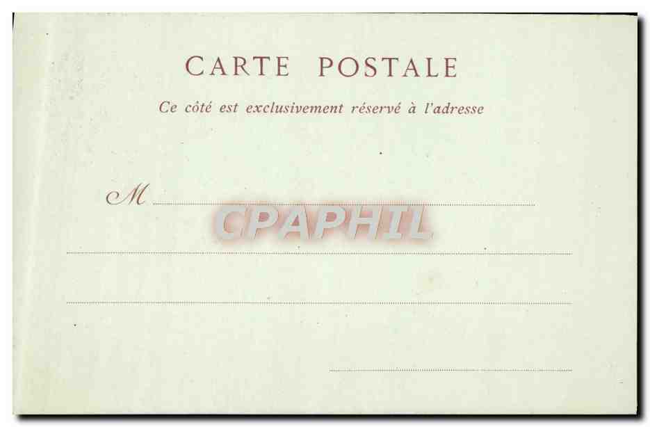 CPA Lourdes La Basilique — Verso