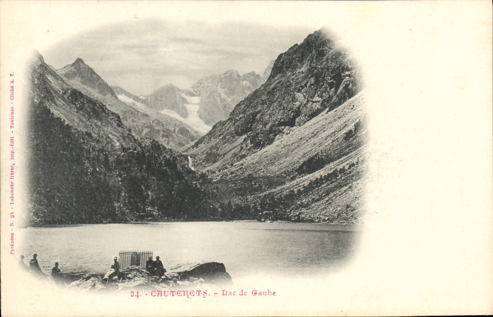 Chuterets - Lac de Gaube — Pyrénées - Lahoune frères, N. 24