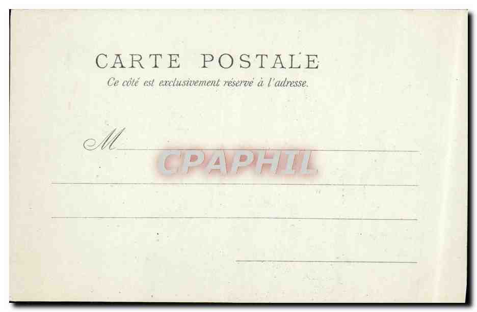 CPA Vue Generale De Gavarnie — Verso