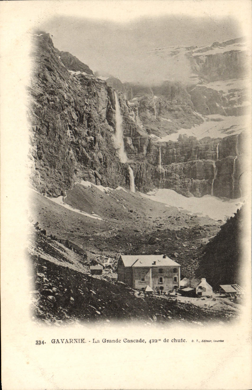 CPA Gavarnie La Grande Cascade