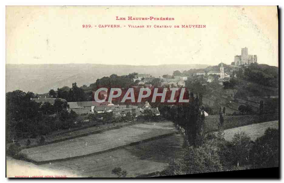 Capvern - Village et Château de Mauvezin — Les Hautes-Pyrénées, n° 939
