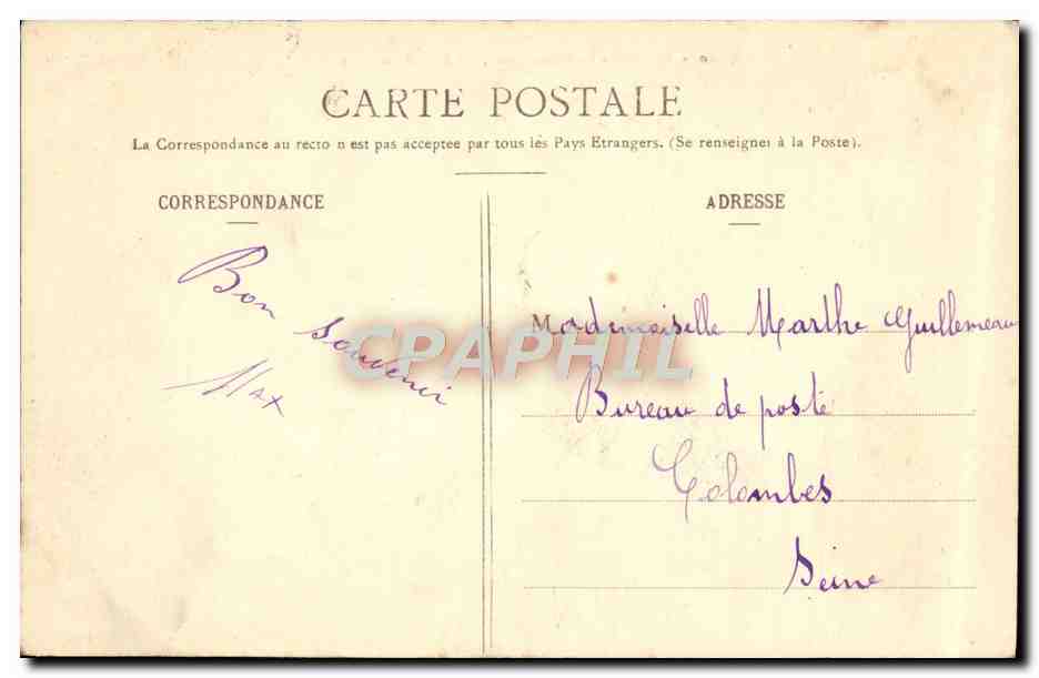 Arras - La Petite Place, un jour de marché — B. Roubaix — Rückseite
