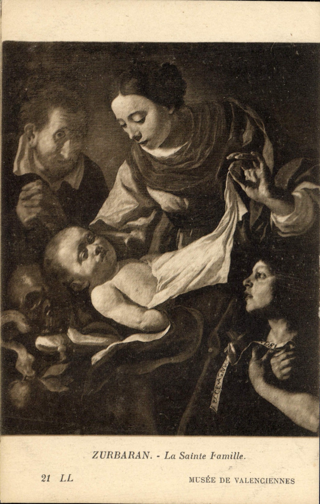 Die Heilige Familie — Werk von Zurbaran — Museum von Valenciennes