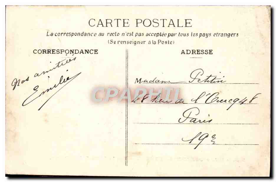 Boulogne-sur-Mer — Sur la Digue Sainte-Beuve — B.B. 148 — Verso