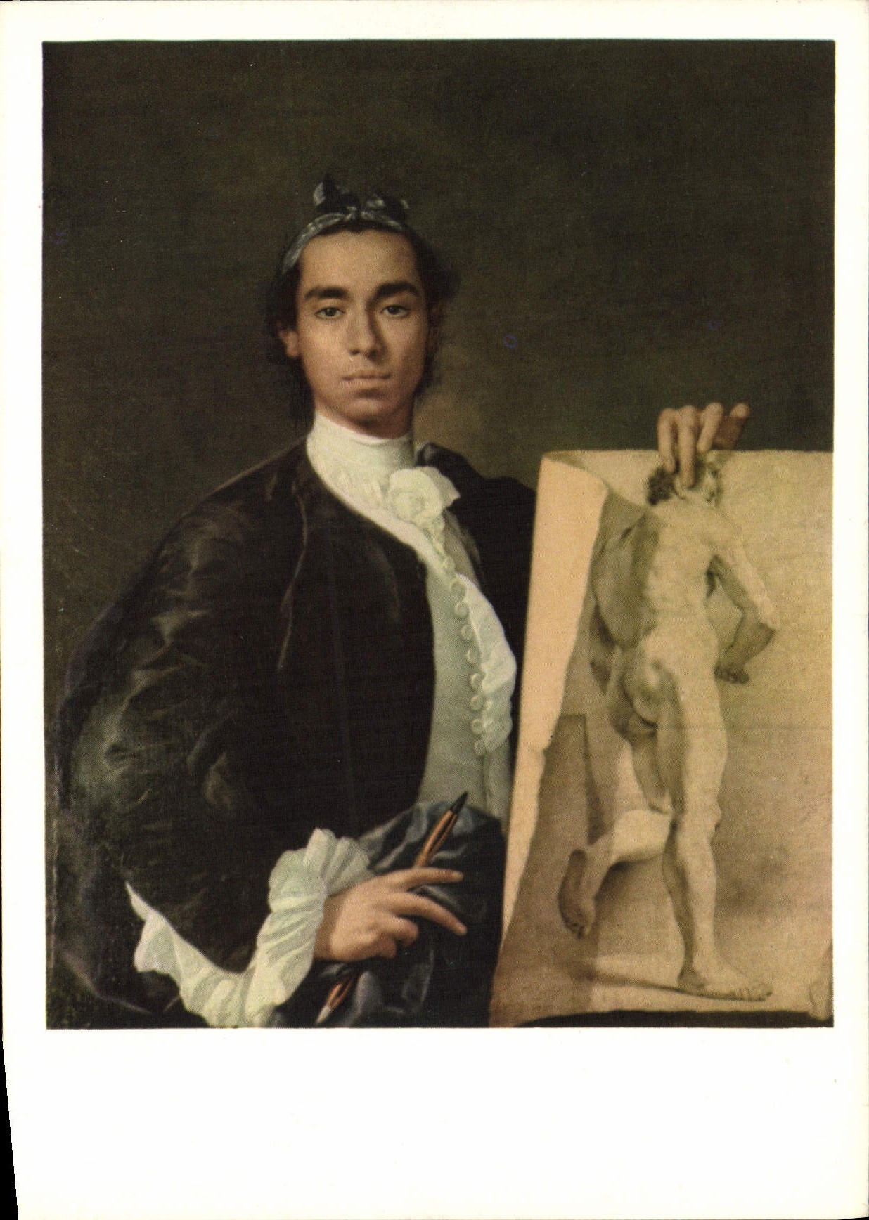 Portrait de Luis Meléndez — lui-même — Éditions de la Loterie Nationale, Série K