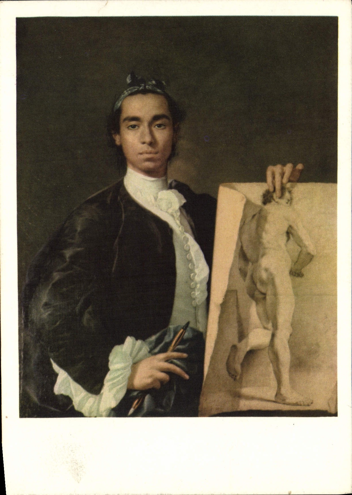 Portrait de Luis Meléndez — lui-même — Éditions de la Loterie Nationale, Série K